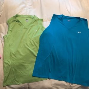 UA women’s sleeveless tanks